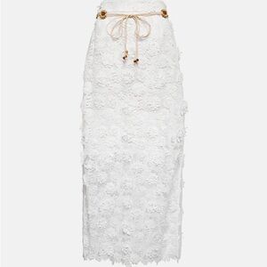 Zimmerman Raie lace midi skirt Sz 0